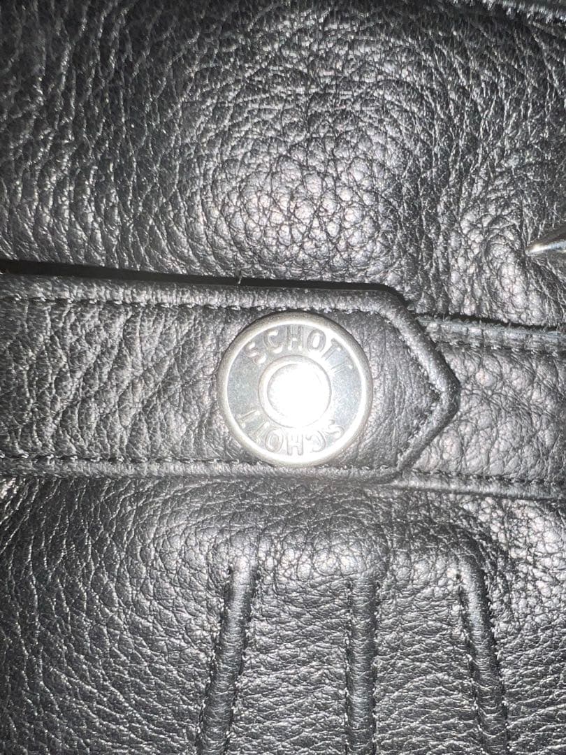 ショット　ワンスター　レザー ブラック グローブ Sサイズ　手袋　男女兼用