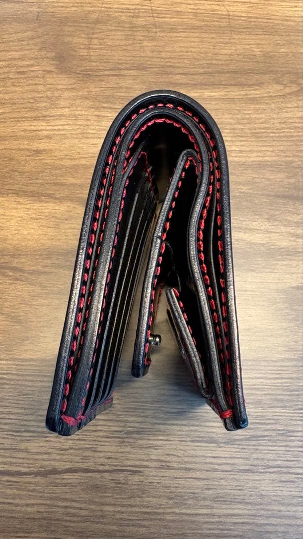 フルコードバン　手縫い　二つ折り財布