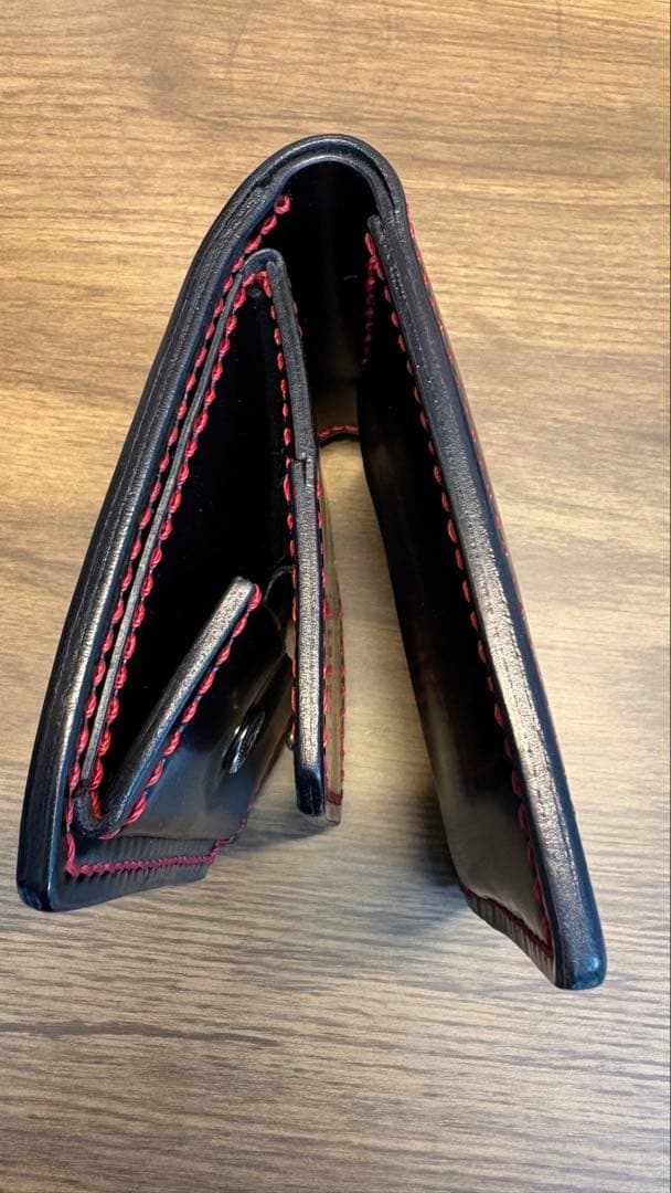 フルコードバン　手縫い　二つ折り財布