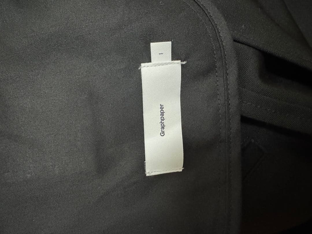 【新品未使用】グラフペーパーScale Off Wool Wide Slacks