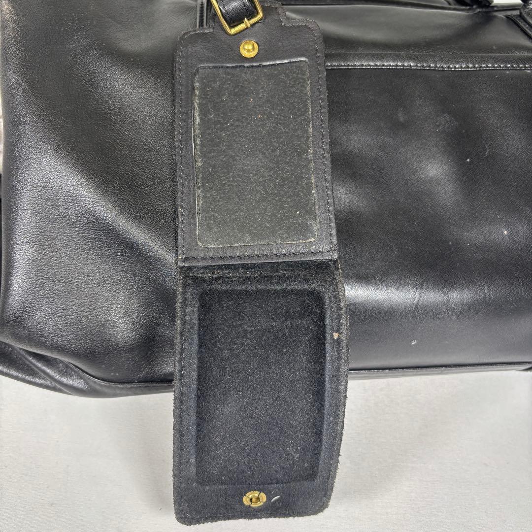 コーチ オールドコーチ ボストンバッグ 大容量 オールレザー ブラック