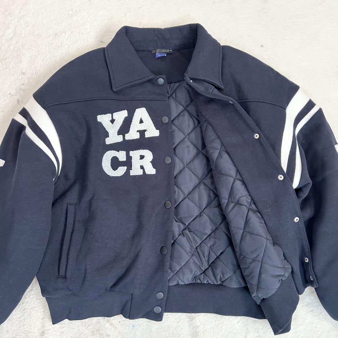 美品❗️ZARA YALE キルティングジャケット Lサイズ スタジャン 完売品