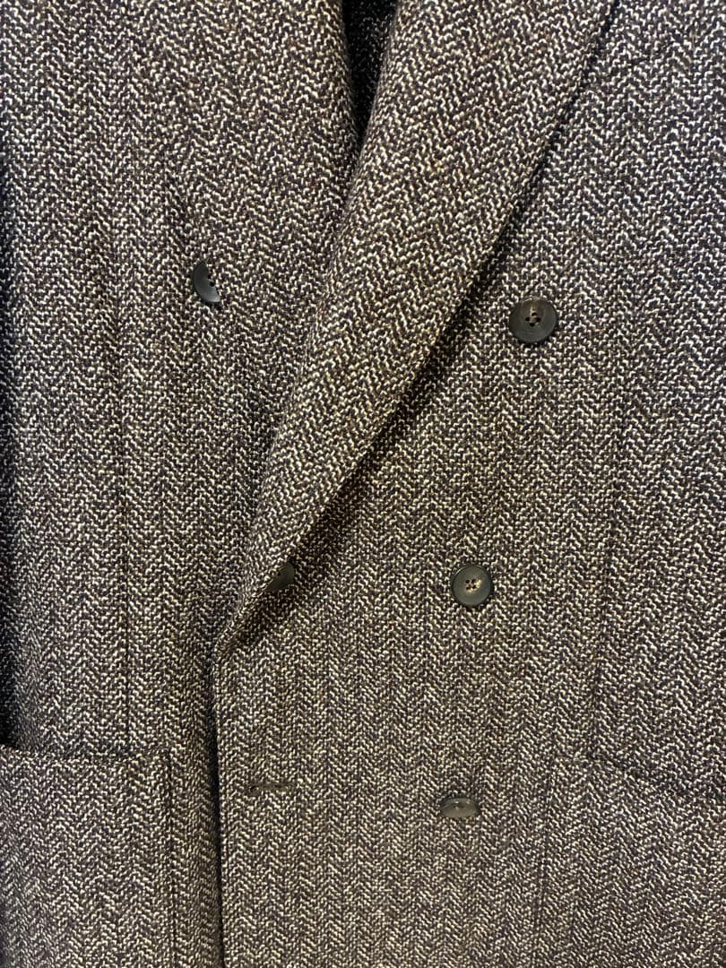 LARDINI ダブル・ツイードジャケット 44‼️