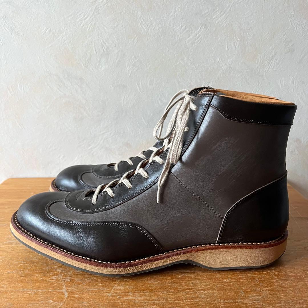 オーダースニーカー「友郎」 ODSN-02 ハイカット本革 約26cm