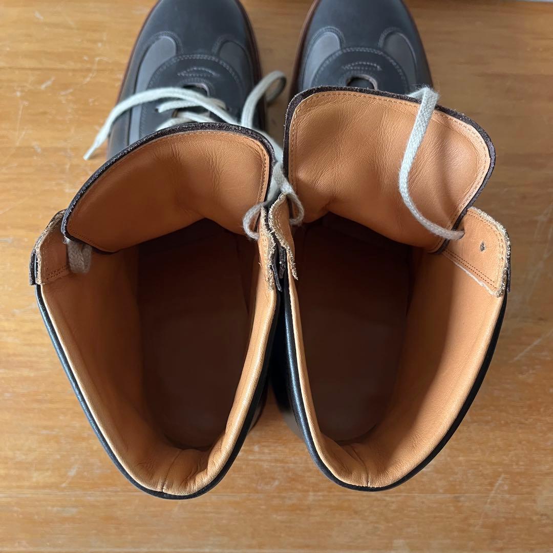 オーダースニーカー「友郎」 ODSN-02 ハイカット本革 約26cm