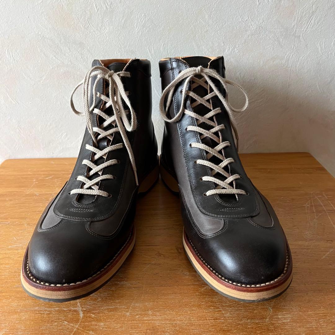 オーダースニーカー「友郎」 ODSN-02 ハイカット本革 約26cm