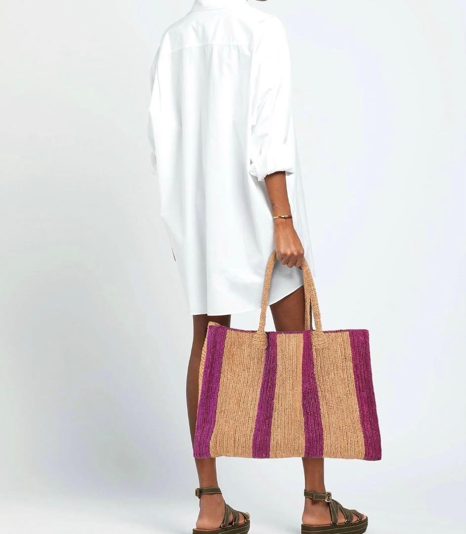 Gabriele Frantzen ラフィアトートバッグ