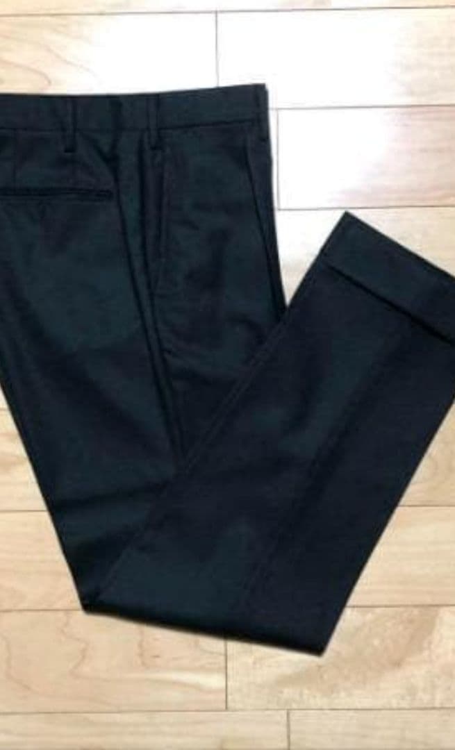 即購入◎美品 germanoジェルマーノ スラックス 46 ダークグリーン