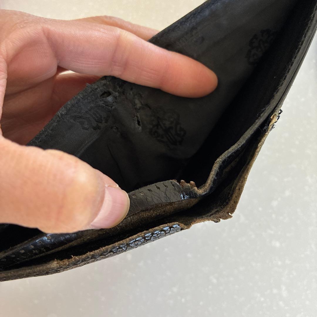 怪*ド様 クロムハーツ　二つ折り財布