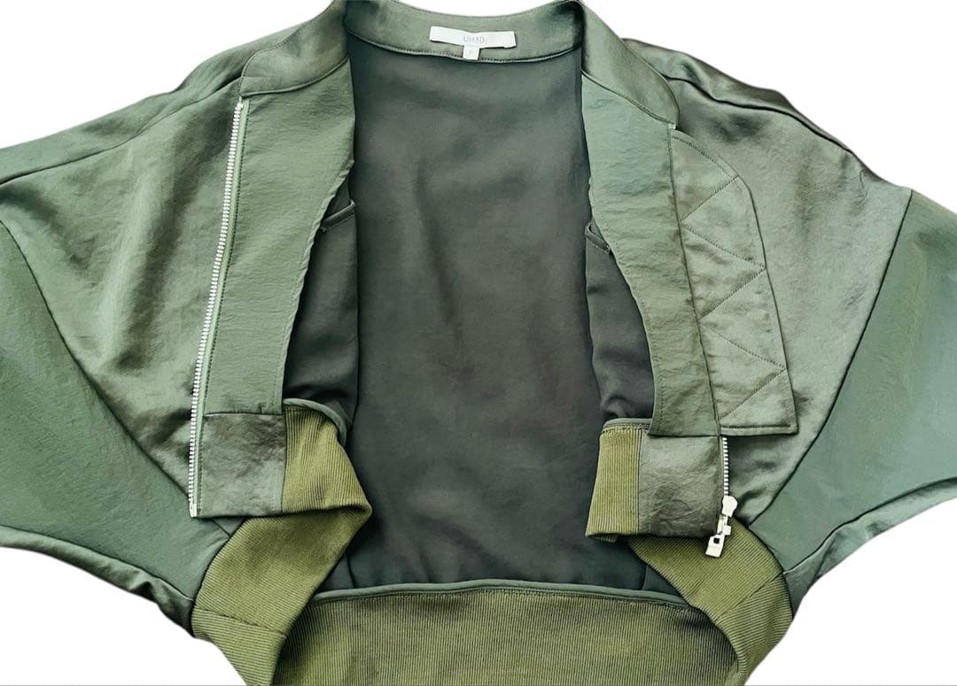 イワ 　UN3D.アンスリード　シアーコンビサテンブルゾン