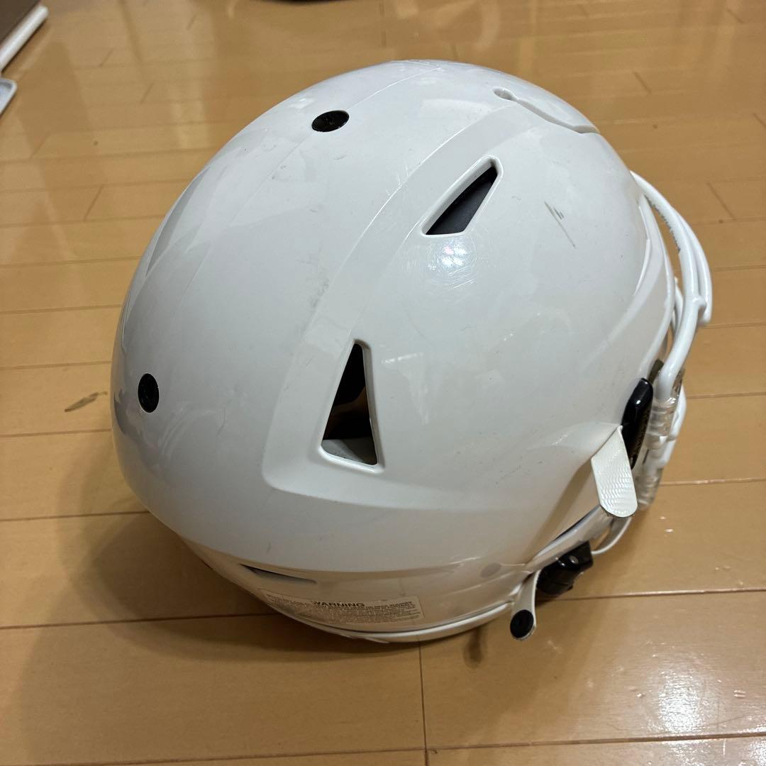 【ほぼ未使用】Riddell アメリカンフットボールヘルメット ホワイト