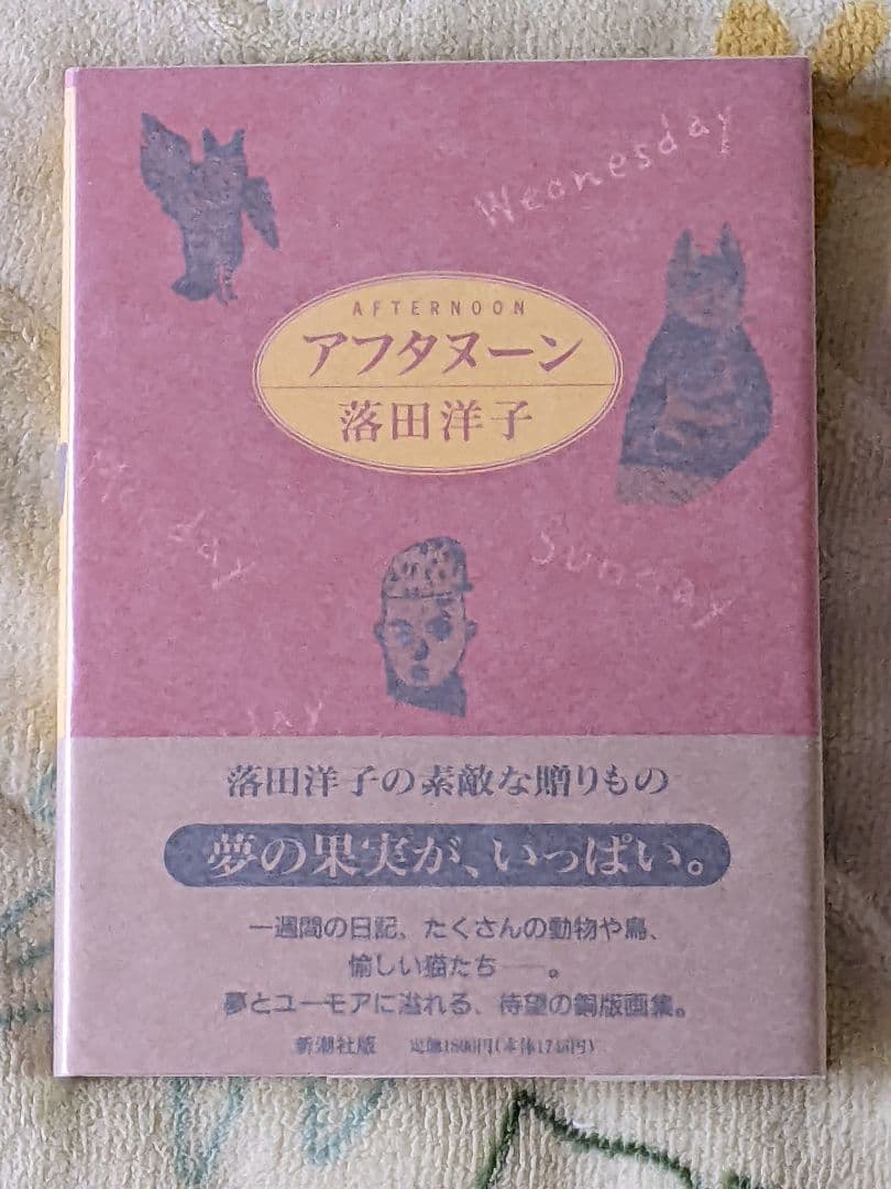落田洋子 直筆カラードローイング サイン入り本