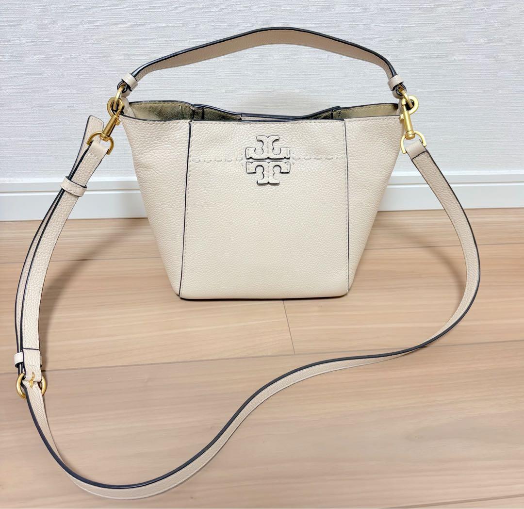 ❤️最終価格❤️トリーバーチ マックグロー スモールバケット バッグ ホワイト