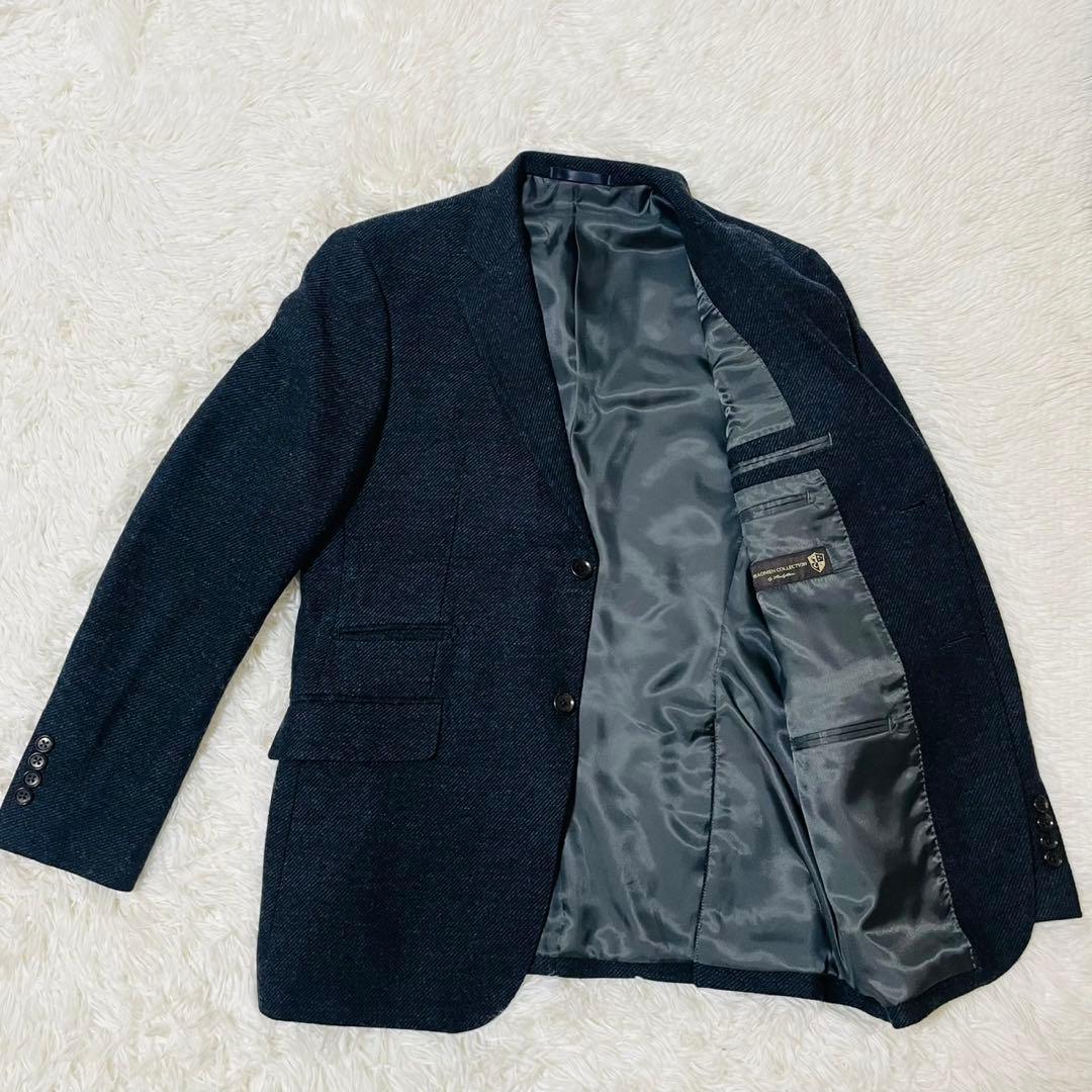 TRADMEN COLLECTION ツイード 3ピーススーツ 尾州生地使用