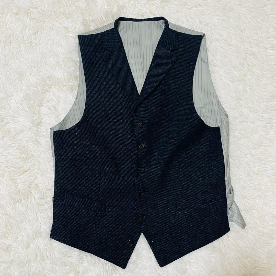 TRADMEN COLLECTION ツイード 3ピーススーツ 尾州生地使用