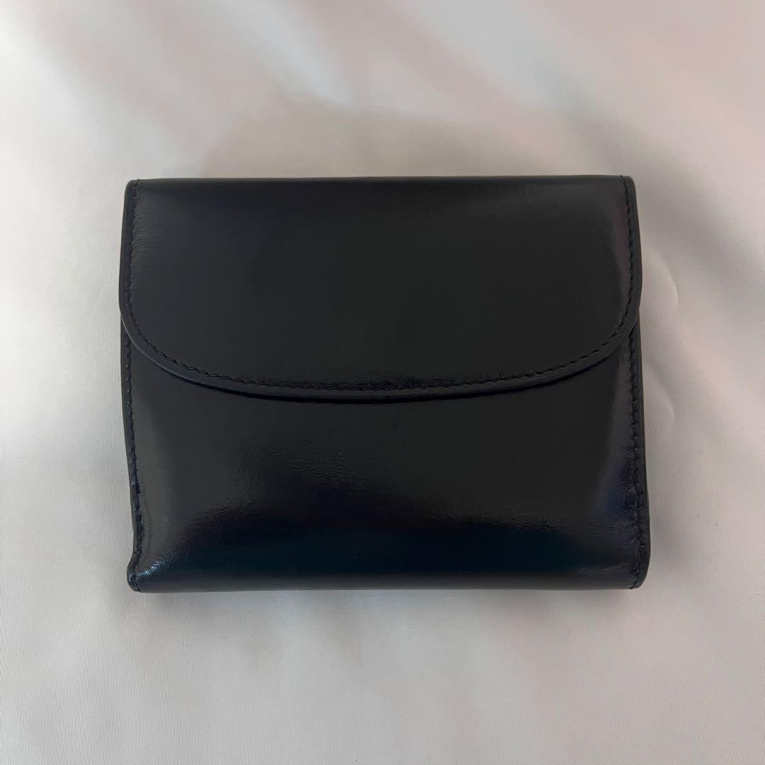 GUCCI ブラック 二つ折り財布 ゴールド アンティーク