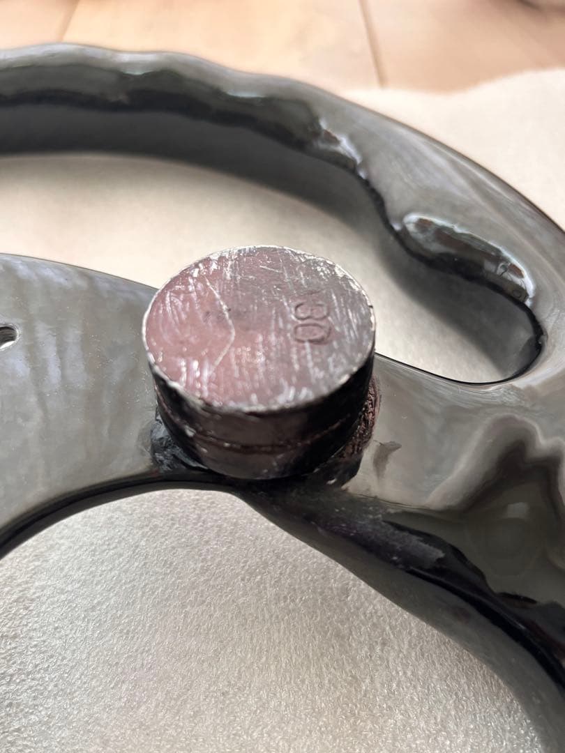 カーボン製 32.5×29 D型 ステアリング　ハンコン