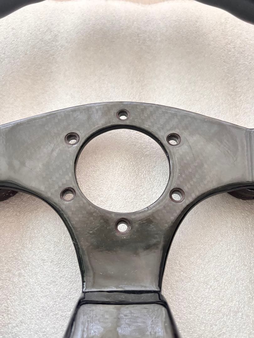 カーボン製 32.5×29 D型 ステアリング　ハンコン