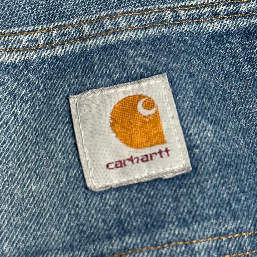 【ワーク】90s Carhartt サスペンダーボタン付 デニムペインターパンツ