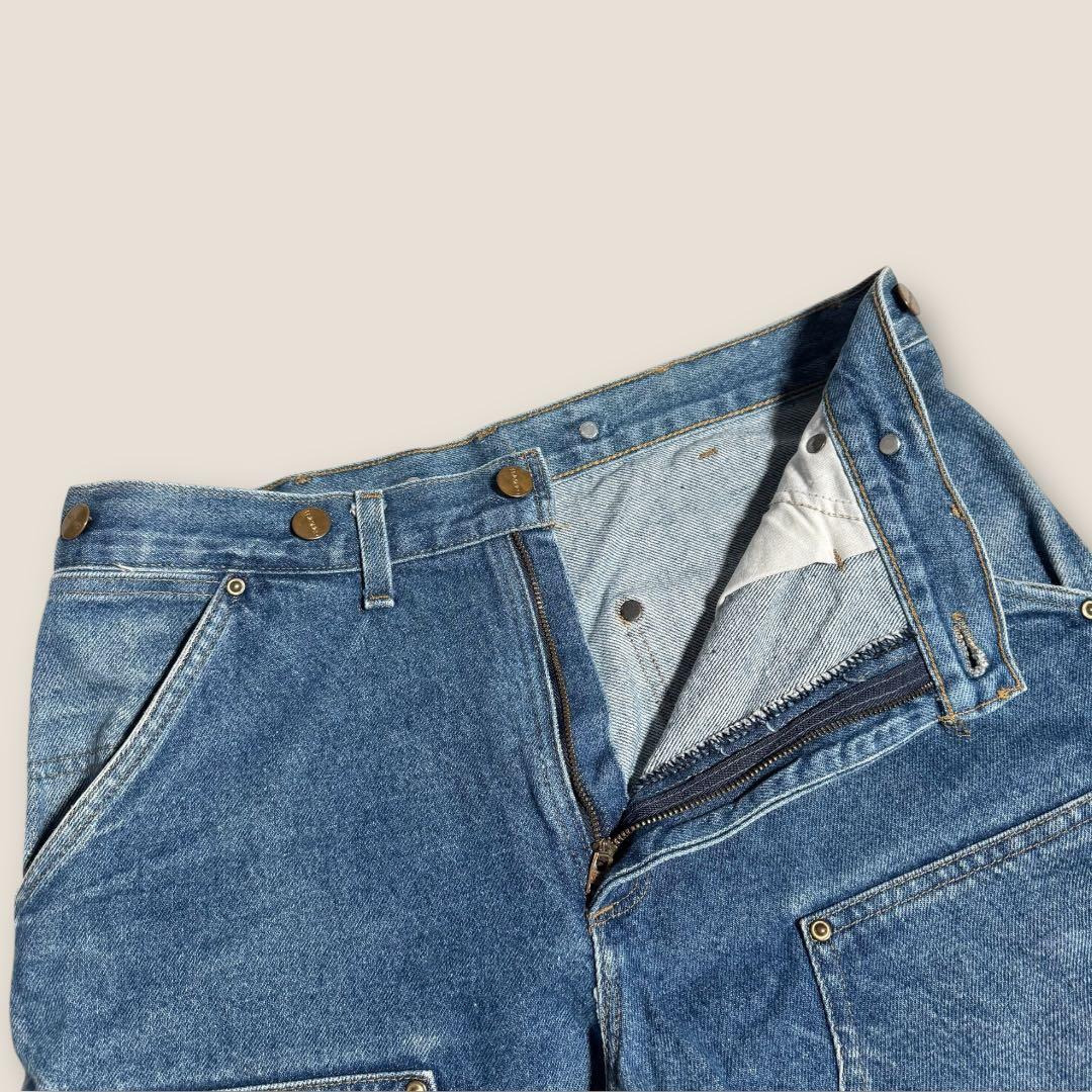 【ワーク】90s Carhartt サスペンダーボタン付 デニムペインターパンツ