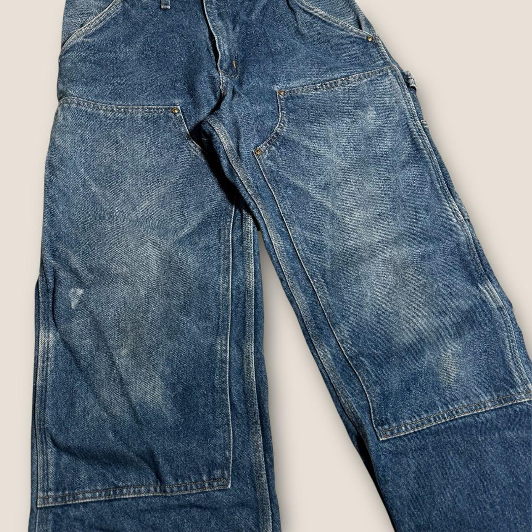 【ワーク】90s Carhartt サスペンダーボタン付 デニムペインターパンツ