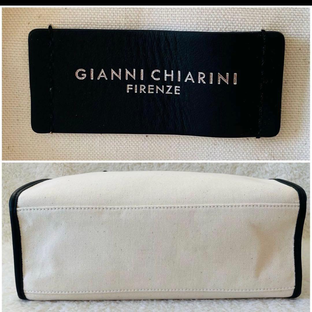 【美品】GIANNI CHIARINI トートバッグ 肩掛け マルチェッラ S