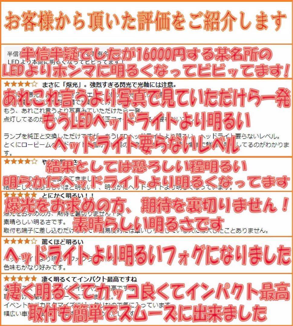 2026年　ロイヤルガードオメガ LEDフォグ アンバー　H8 H11 H16