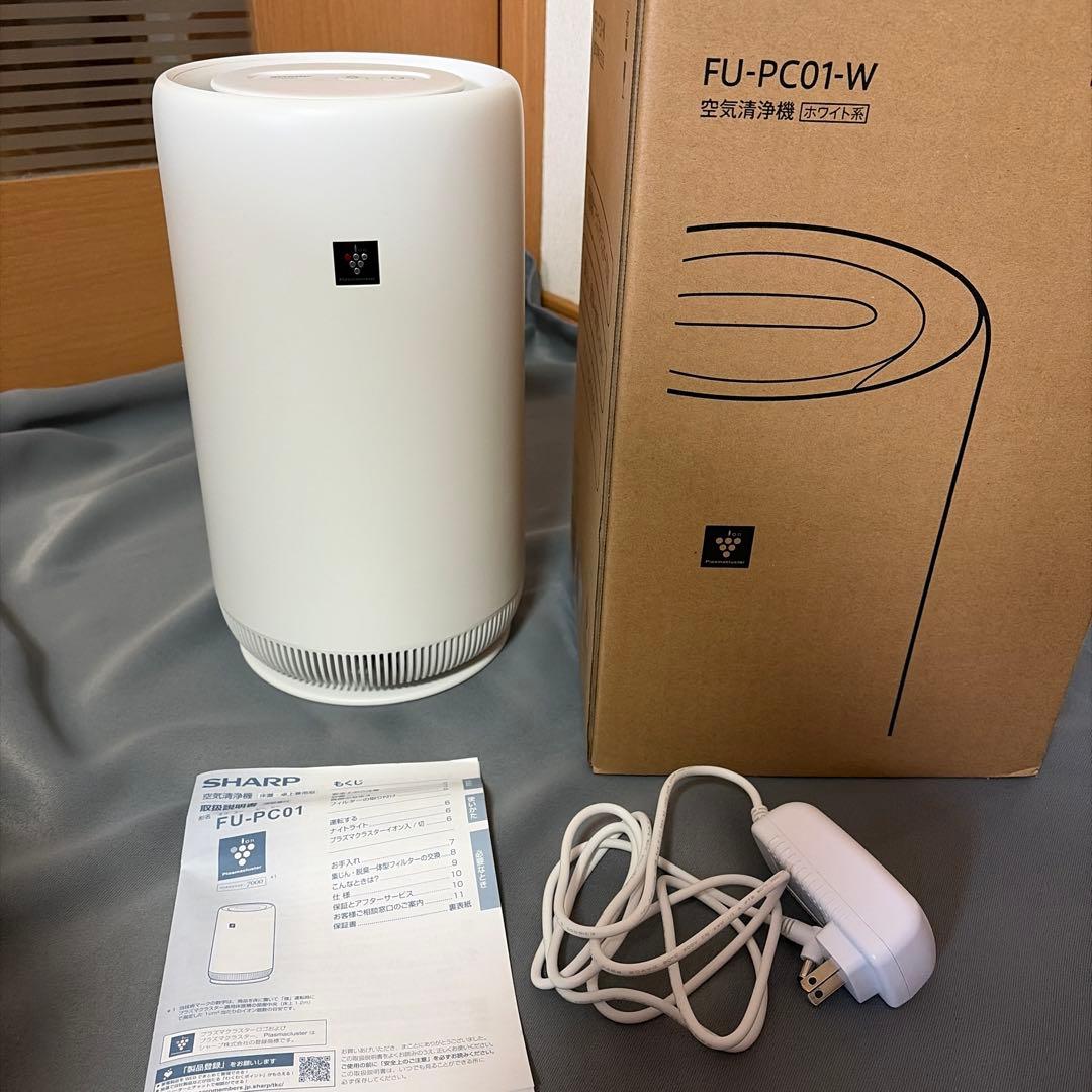 新品　SHARP 空気清浄機 FU-PC01-W