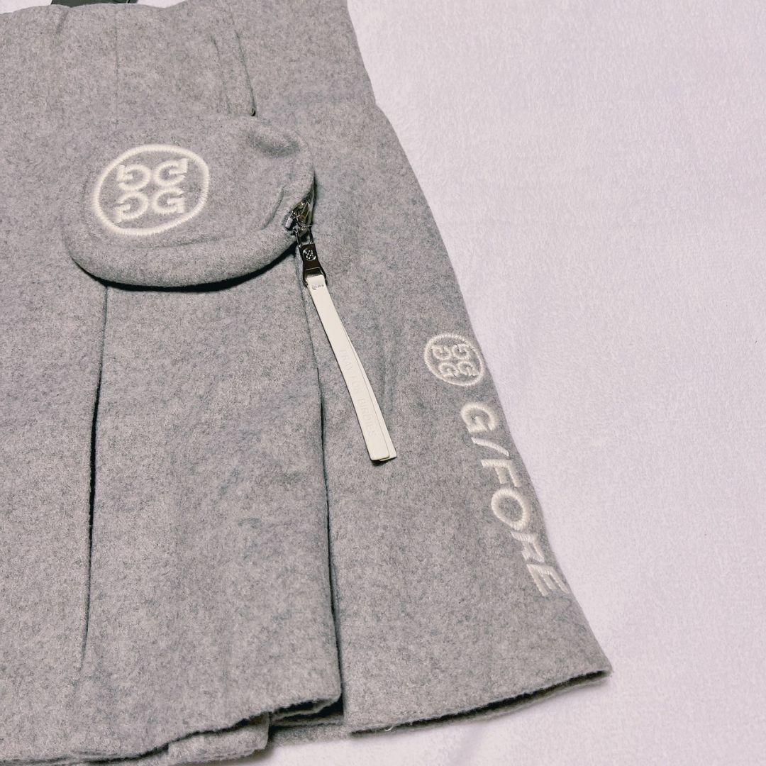 新品　G/FORE　ジーフォア　ゴルフ　スカート　グレー　Ｌ