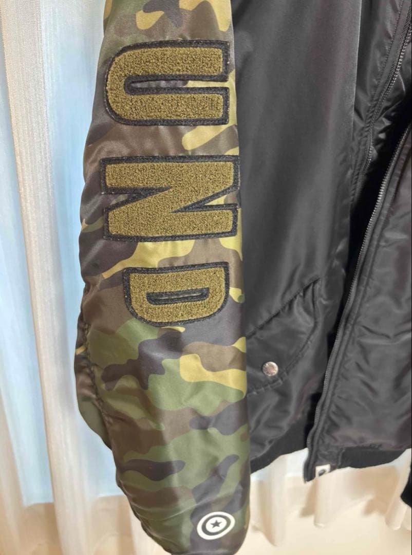 BAPEXUNDEFEATED MA-1 キャップセット