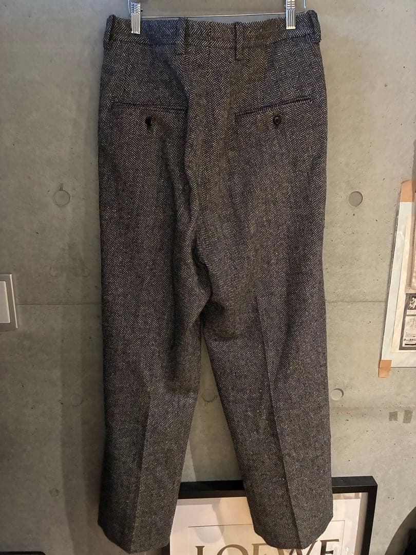 【m's braque×EDIFICE】tuck buggy pants25AW