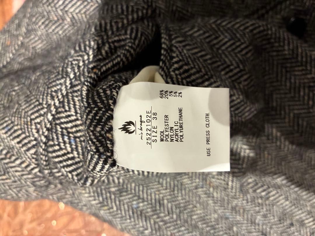 【m's braque×EDIFICE】tuck buggy pants25AW