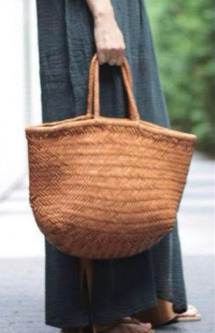 Deuxieme Classe DRAGON TOTE ブラウン かごバッグ