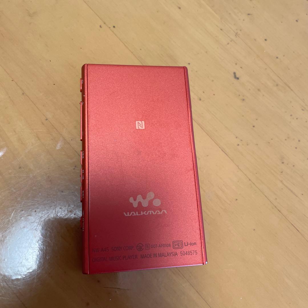 SONY NW-A45 ウォークマン レッド　16GB