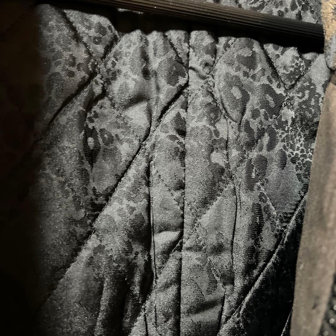 ROEN ロエン　ミリタリージャケット　レオパード コート アウター ファー　M