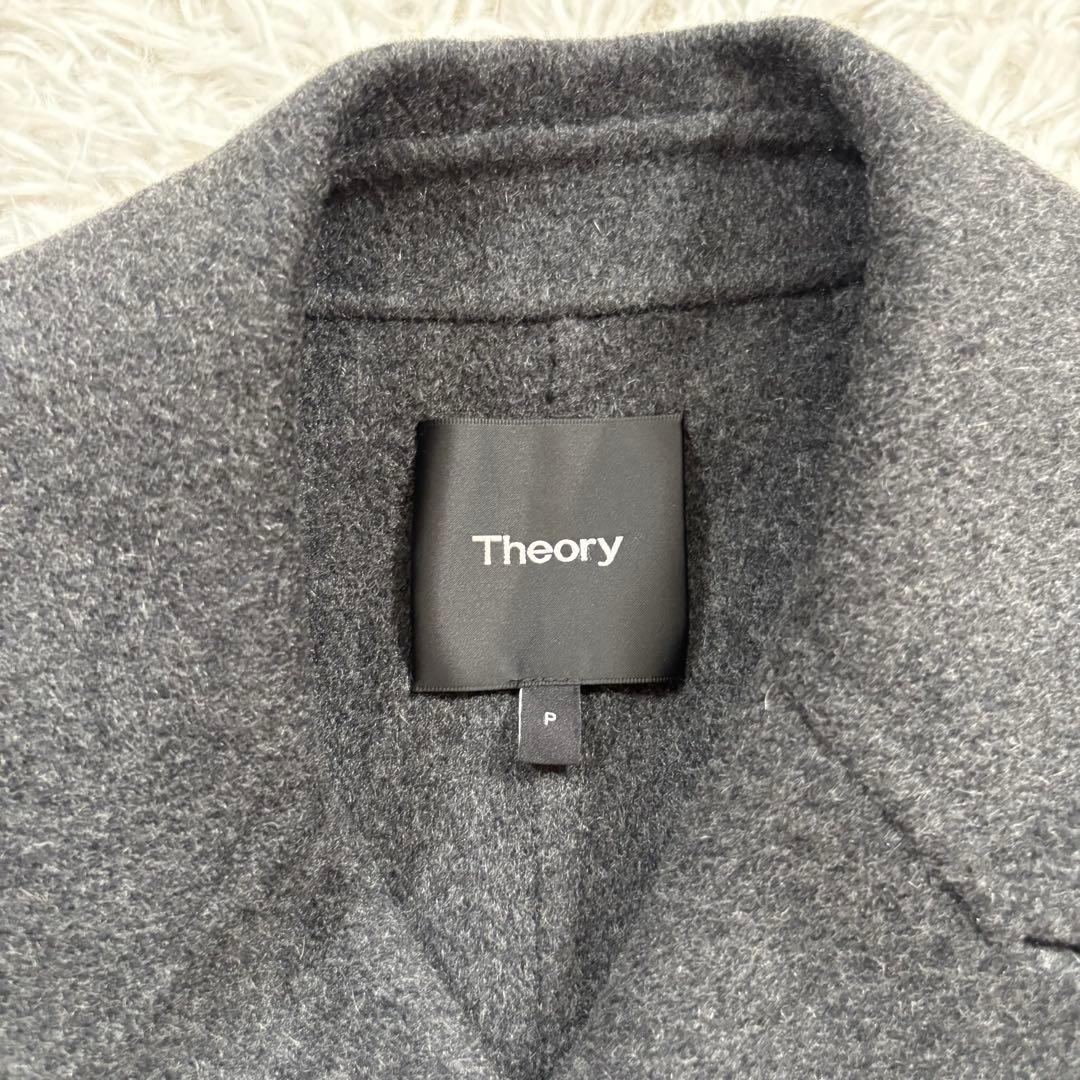 新品同様✨セオリー　カシミヤ100% ベルテッド　コート　チェスターコート