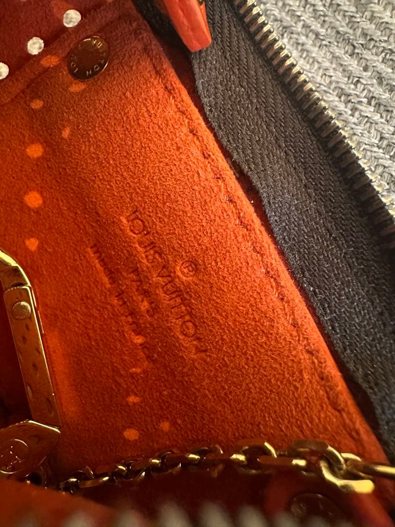 モノグラム パンチング ポシェット クレディ