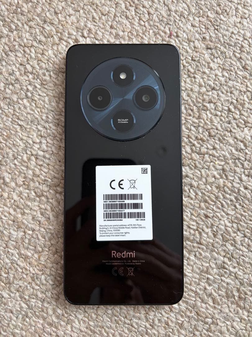 スマートフォン本体 Redmi 14c ram4gb+128gb black