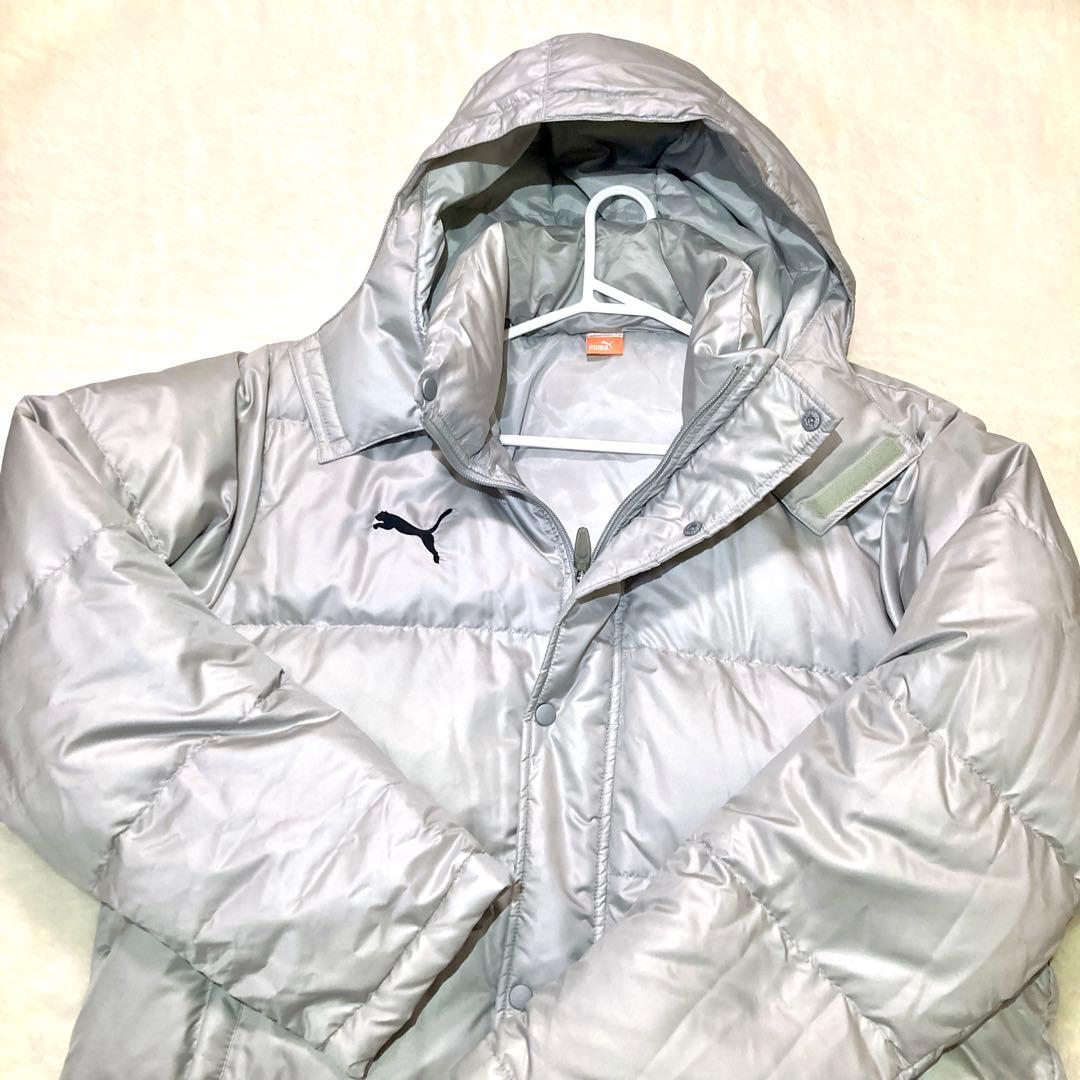 【美品✨】PUMA プーマ ベンチコート ロングダウンコート ワンポイントロゴ