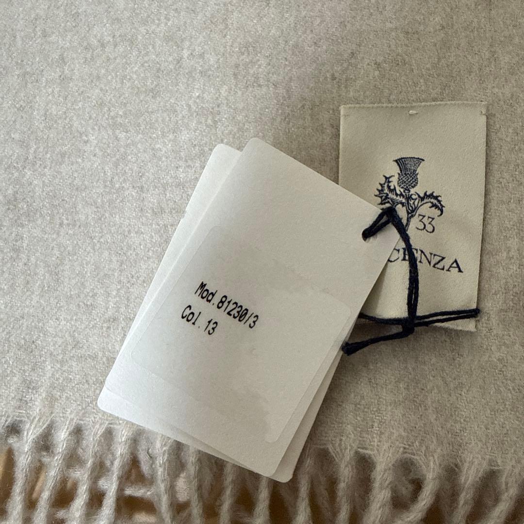 ピアチェンツァ PIACENZA カシミヤフェルト中判ソリッドマフラー