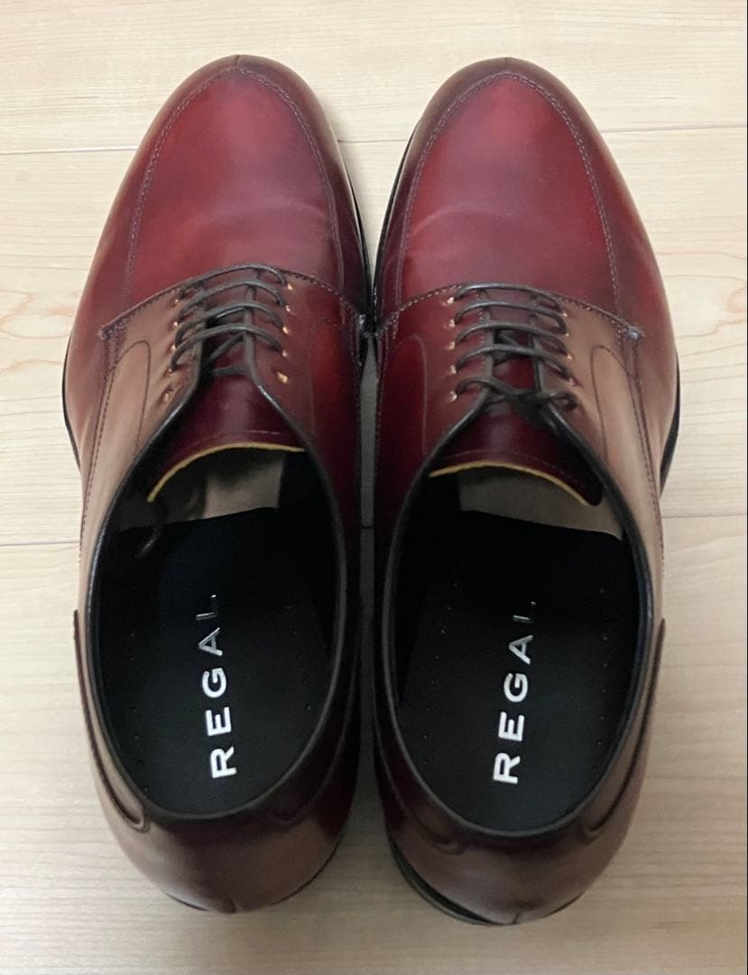 REGAL リーガル Uチップ 06CR ワインレッド スノーソール24.5cm