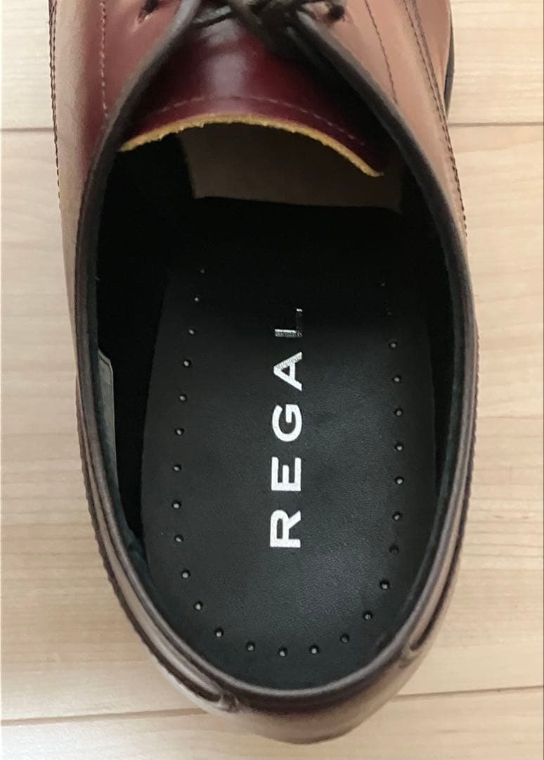 REGAL リーガル Uチップ 06CR ワインレッド スノーソール24.5cm