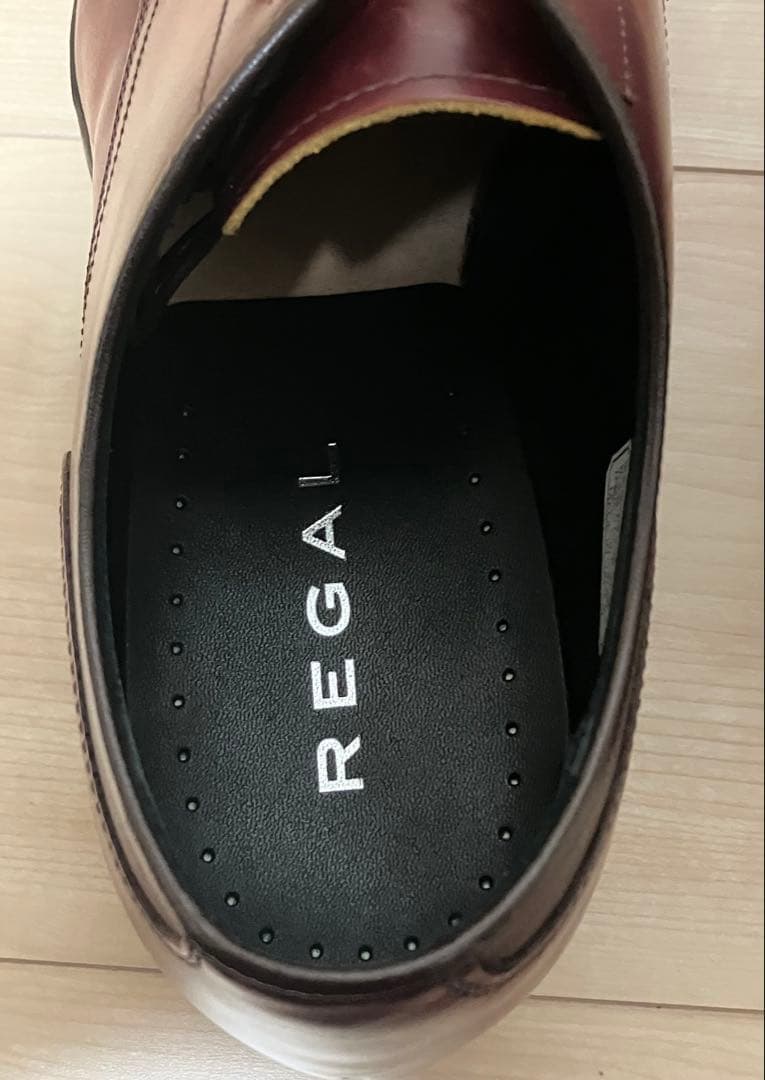 REGAL リーガル Uチップ 06CR ワインレッド スノーソール24.5cm