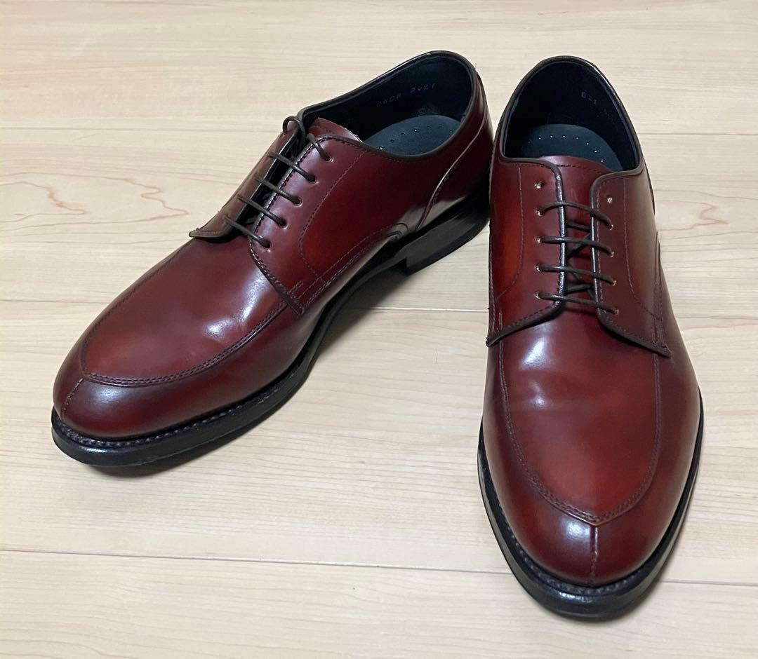 REGAL リーガル Uチップ 06CR ワインレッド スノーソール24.5cm