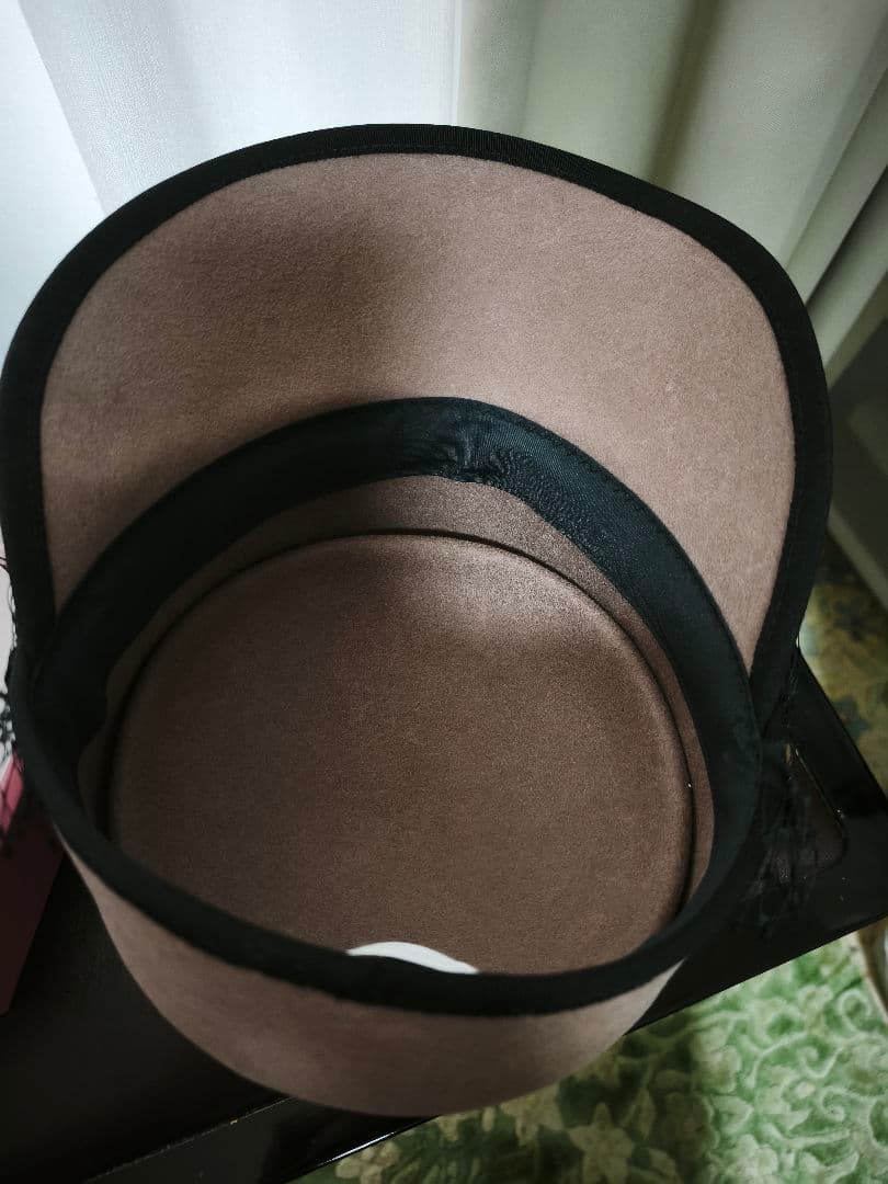 専用です☆maxim 高級☆ ウールフェルトハット ブラックネット装飾　帽子