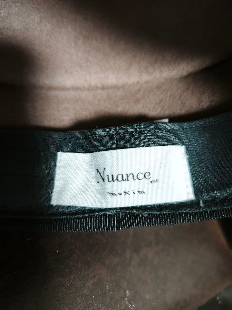 専用です☆maxim 高級☆ ウールフェルトハット ブラックネット装飾　帽子