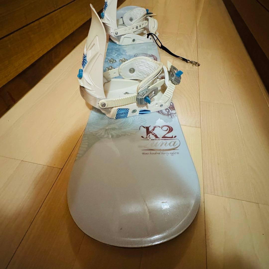 K2 Luna 138cm スノーボード　ビンディングセット　レディース女性格安