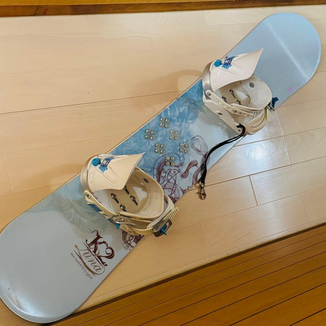 K2 Luna 138cm スノーボード　ビンディングセット　レディース女性格安