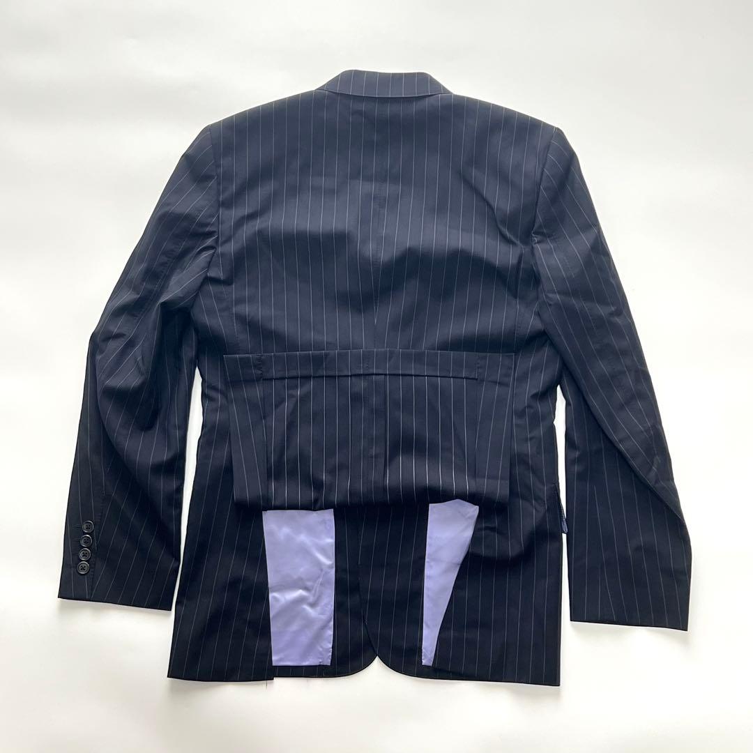 【美品】ポールスミスコレクション　スーツセット　ロロピアーナ　ストライプ　紺　M