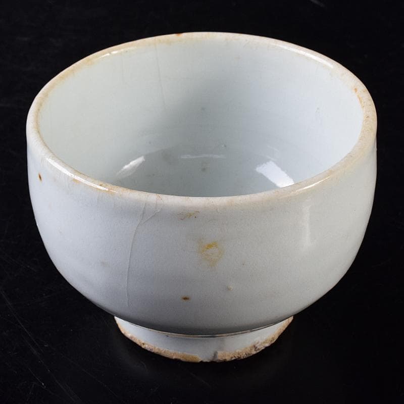 朝鮮美術　李朝　高麗白磁　盃　V　R7917
